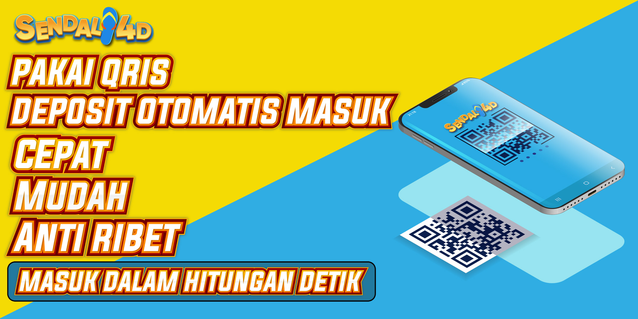 LEBIH MUDAH DEPOSIT VIA QRIS SEKARANG INSTAN MASUK 1 DETIK